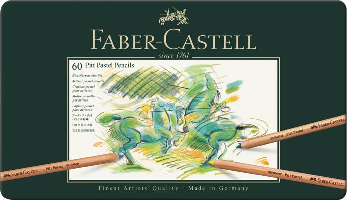 Faber-Castell - Pastelka Pitt Pastell, plechová krabička 60 ks