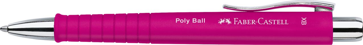 Faber-Castell - Kuličkové pero Poly Ball Colours, XB, růžová