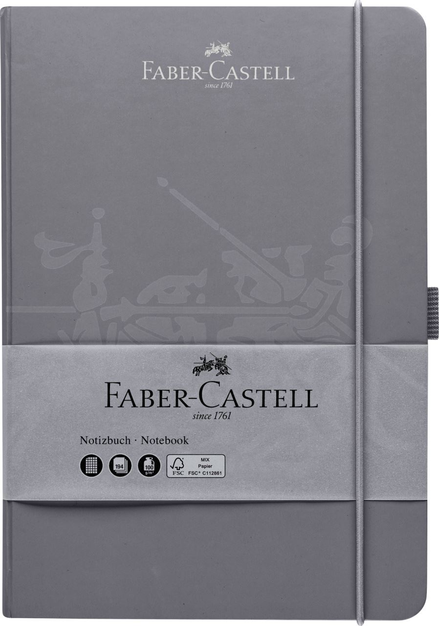 Faber-Castell - Zápisník A5, šedá