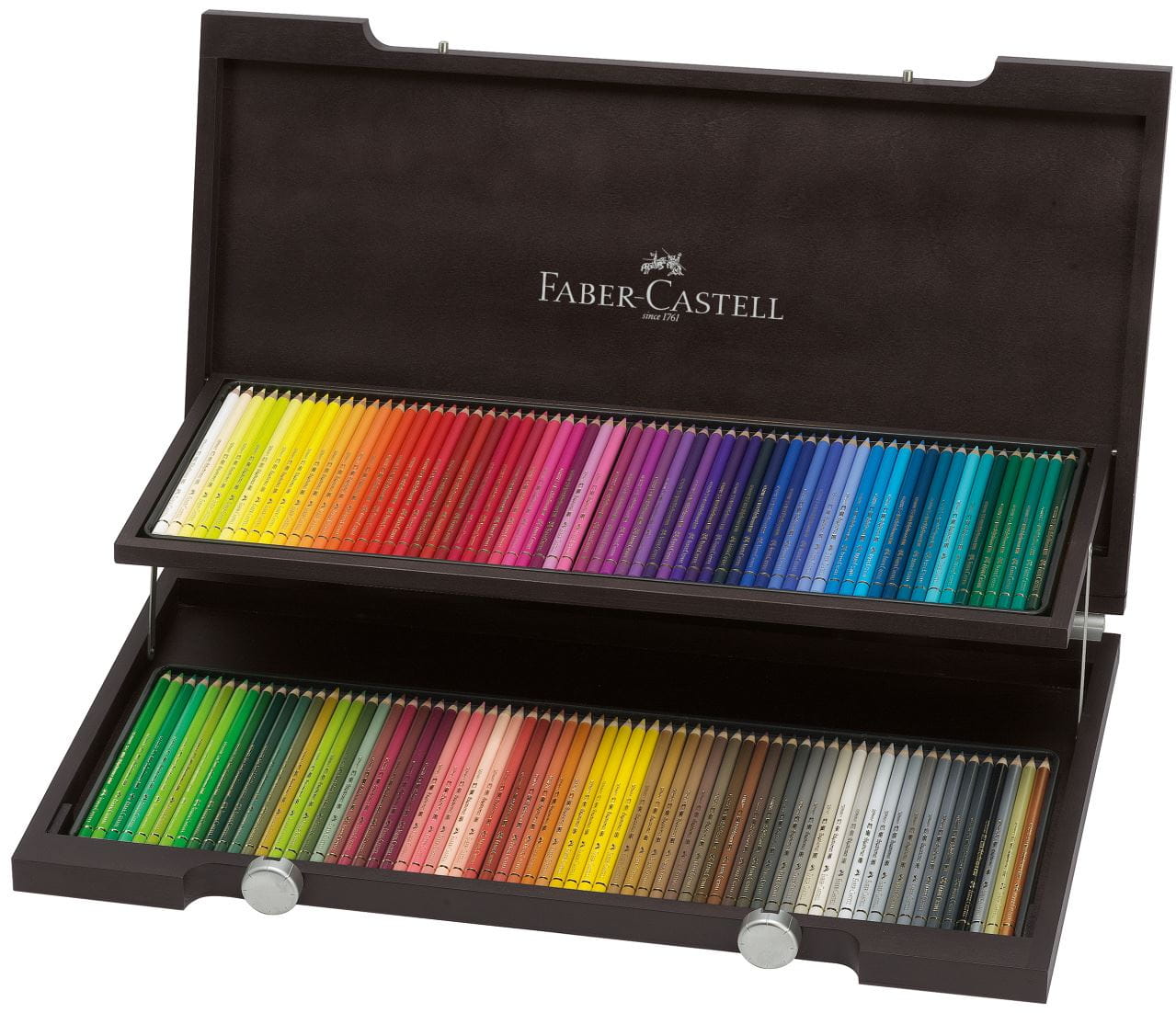 Faber-Castell - Pastelka Polychromos, dřevěná kazeta 120ks