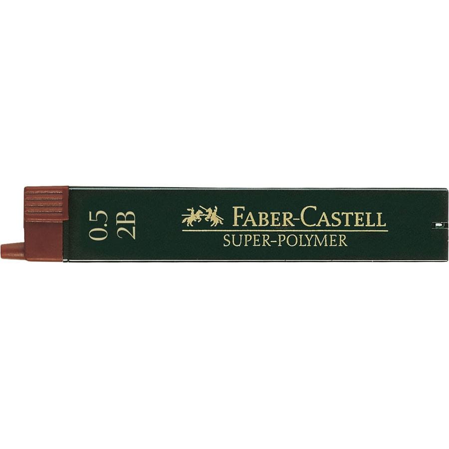 Faber-Castell - Grafitové tuhy Super-Polymer 9065, 2B