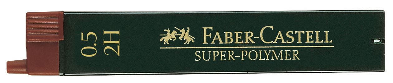 Faber-Castell - Grafitové tuhy Super-Polymer 9065, 2H