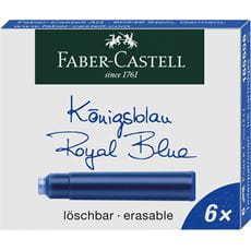 Faber-Castell - Náhradní inkoustové bombičky, modrá barva