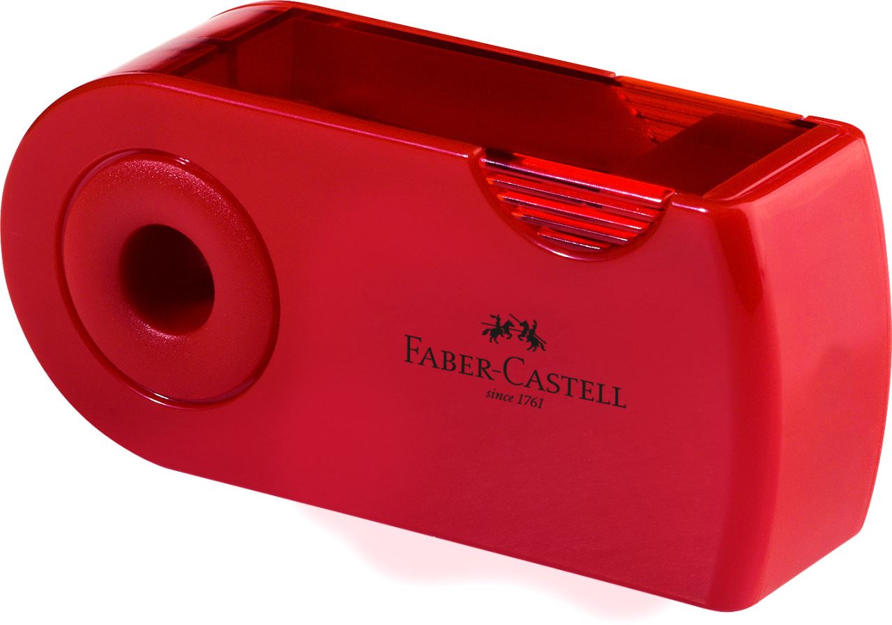 Faber-Castell - Ořezávátko Sleeve dvojité se zásobníkem 12ks