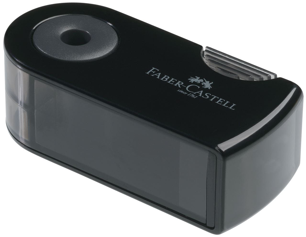 Faber-Castell - Ořezávátko Sleeve Mini se zásobníkem 12ks, černá