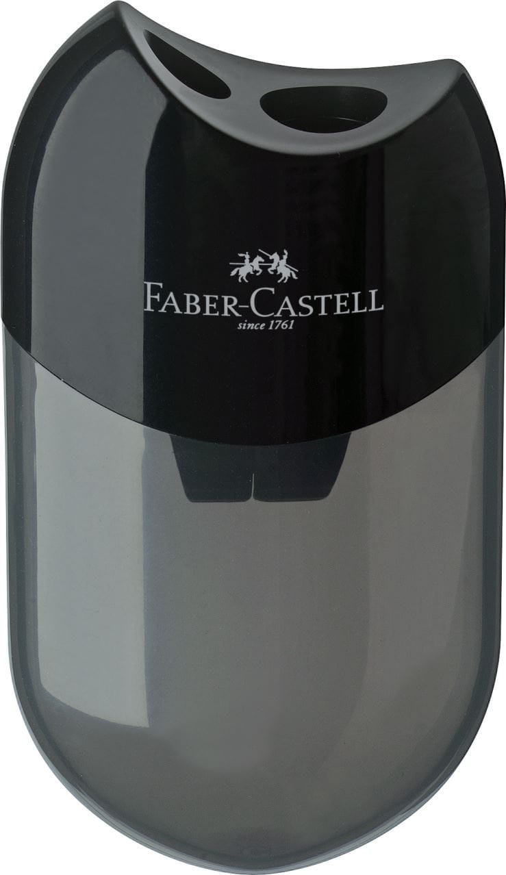 Faber-Castell - Ořezávátko dvojité 12ks, černá