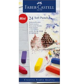 Faber-Castell - Pastely suché Mini, papírová krabička 24 ks