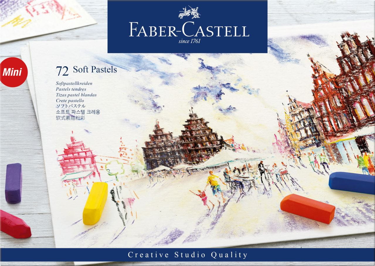 Faber-Castell - Pastely suché Mini, papírová krabička 72 ks