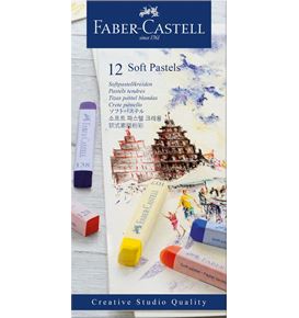 Faber-Castell - Pastely suché, papírová krabička 12 ks
