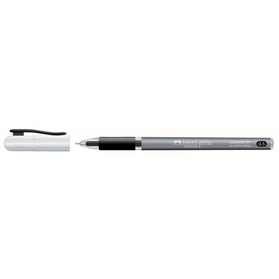 Faber-Castell - Kuličkové pero Speedx, 0.5 mm, černá