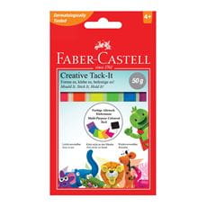 Faber-Castell - Lepicí hmota Tack-It barevná, 50gr/ 90ks