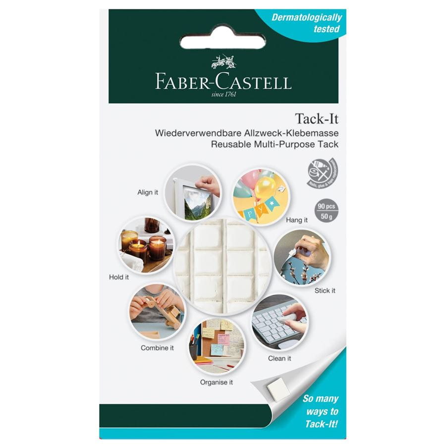 Faber-Castell - Lepicí hmota Tack-It bílá, 50g / 90ks