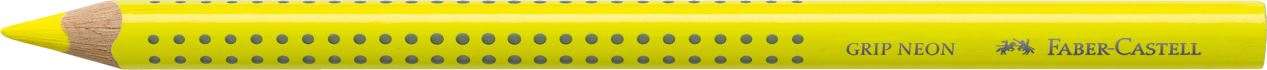 Faber-Castell - Pastelka Jumbo Grip Neon, žlutá