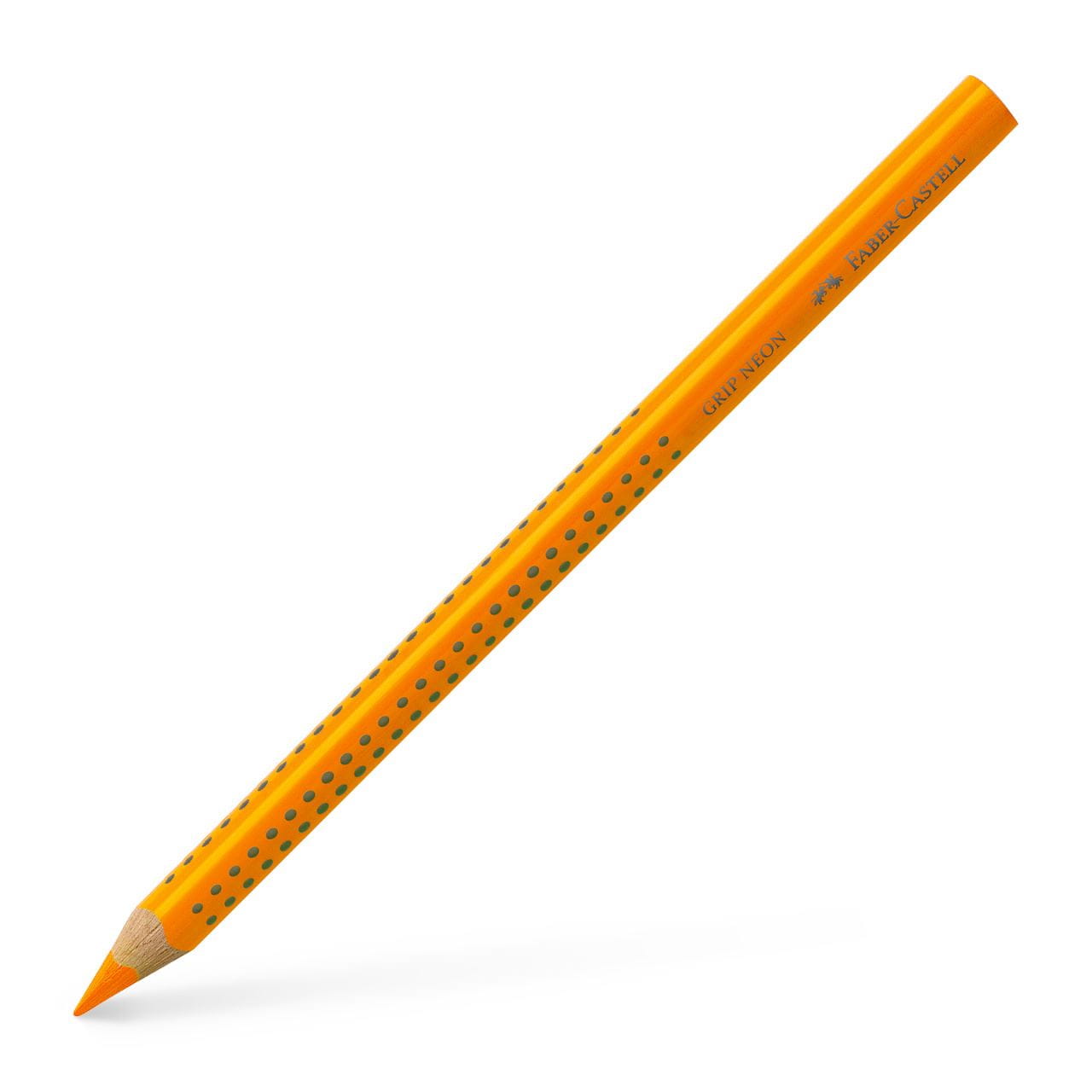 Faber-Castell - Pastelka Jumbo Grip Neon, oranžová