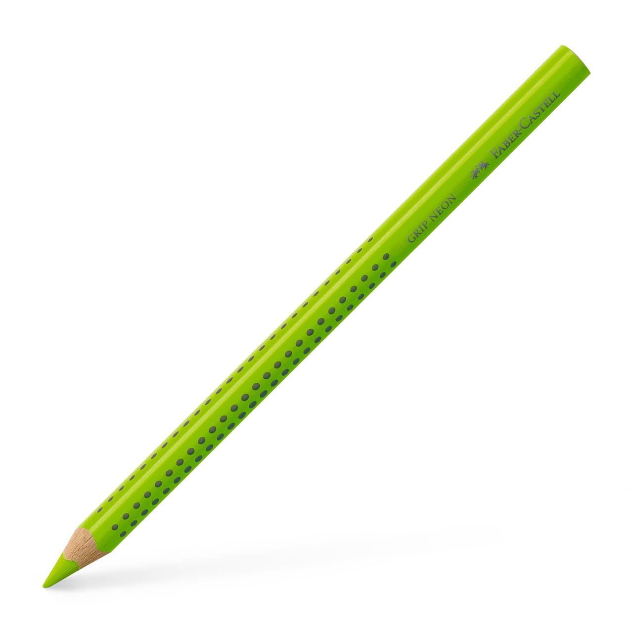 Faber-Castell - Pastelka Jumbo Grip Neon, zelená