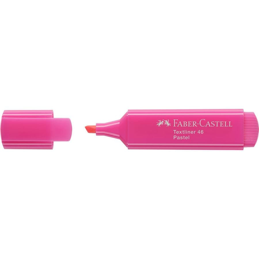 Faber-Castell - Zvýrazňovač Textliner 46 Pastel, purpurově růžová