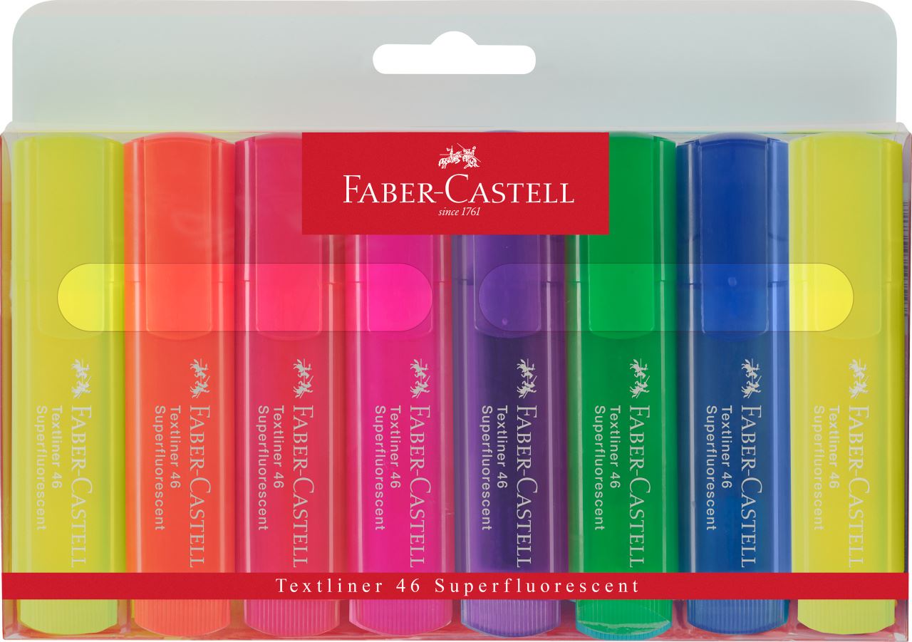 Faber-Castell - Zvýrazňovač Textliner 46, sada 8 ks