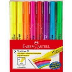 Faber-Castell - Zvýrazňovač Textliner 38, sada 8 ks