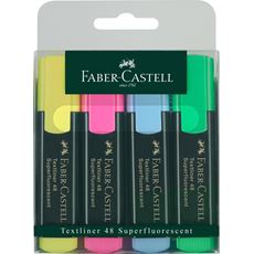 Faber-Castell - Zvýrazňovač Textliner 48, sada 4 ks