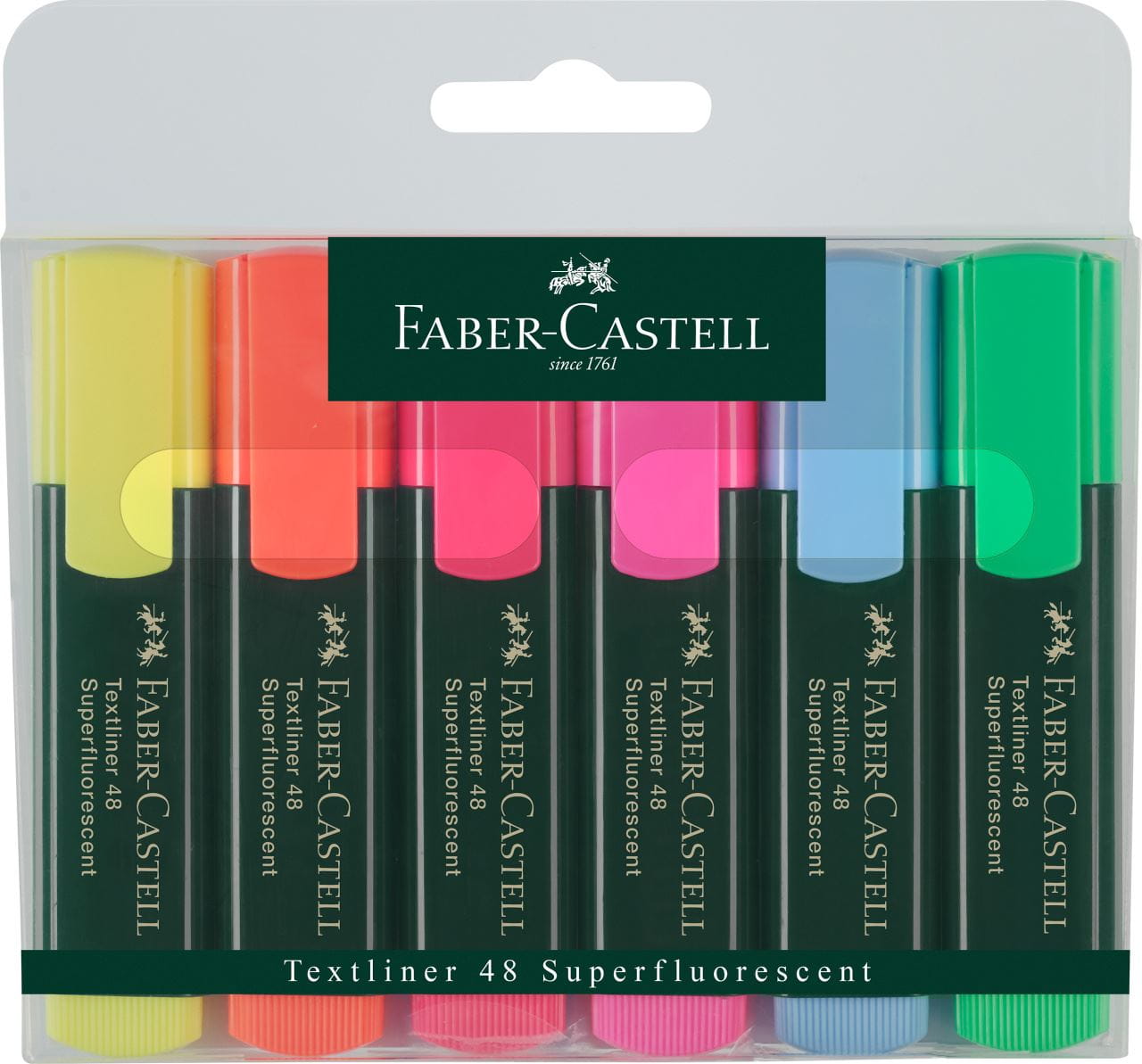 Faber-Castell - Zvýrazňovač Textliner 48, sada 6 ks