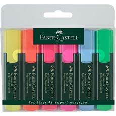 Faber-Castell - Zvýrazňovač Textliner 48, sada 6 ks
