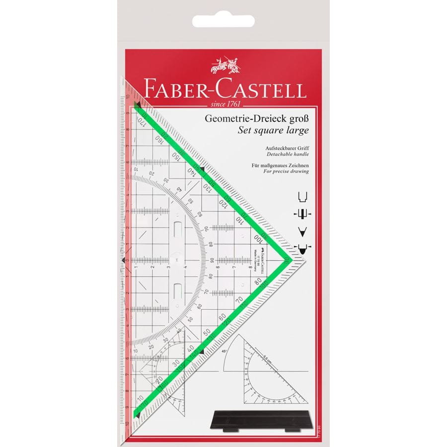 Faber-Castell - Multifunkční trojúhelník TEKA s úchytem