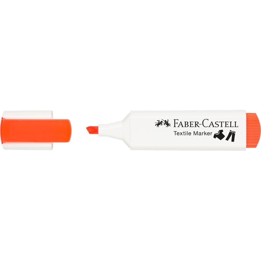 Faber-Castell - Popisovač textilní Neon, oranžová
