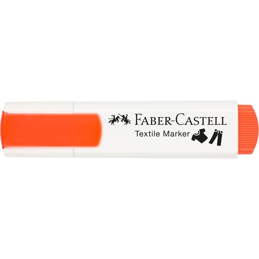 Faber-Castell - Popisovač textilní Neon, oranžová