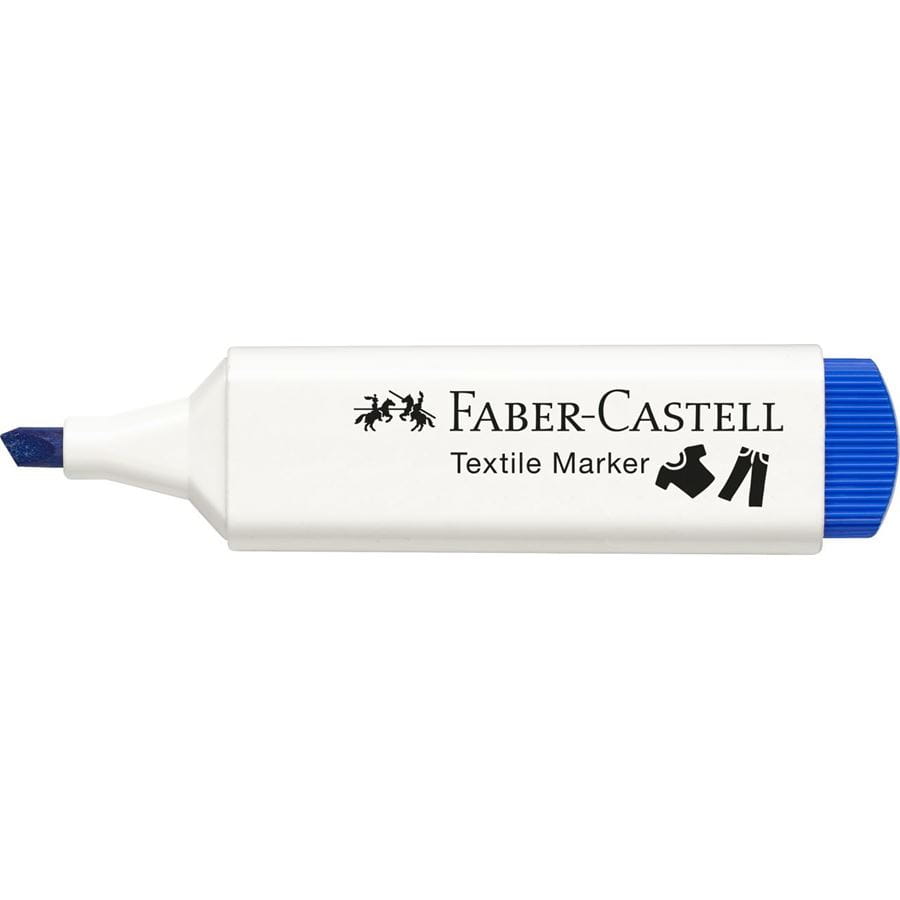 Faber-Castell - Popisovač textilní, modrá