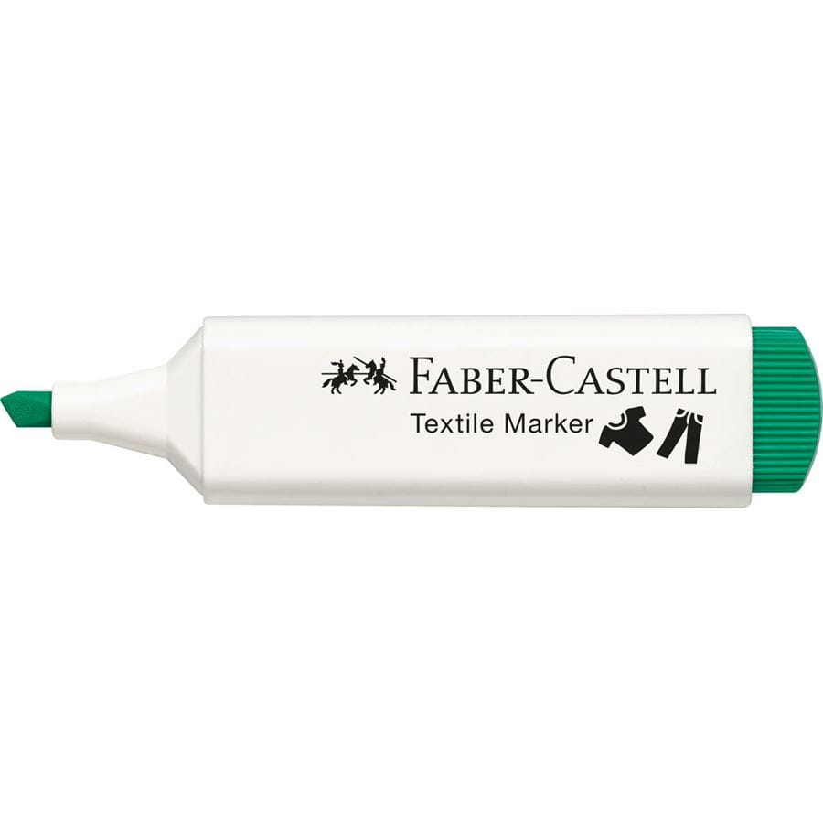 Faber-Castell - Popisovač textilní, zelená