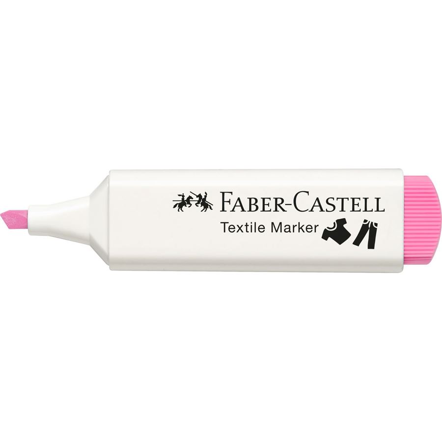 Faber-Castell - Popisovač textilní, růžová