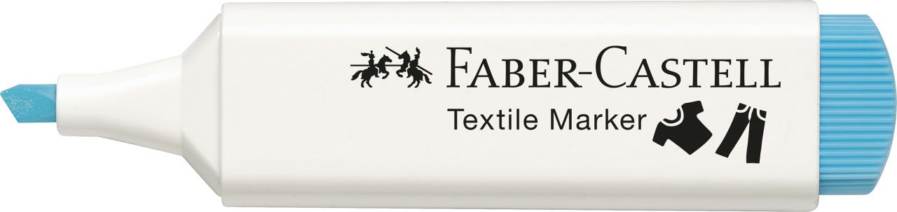 Faber-Castell - Popisovač textilní, světle modrá