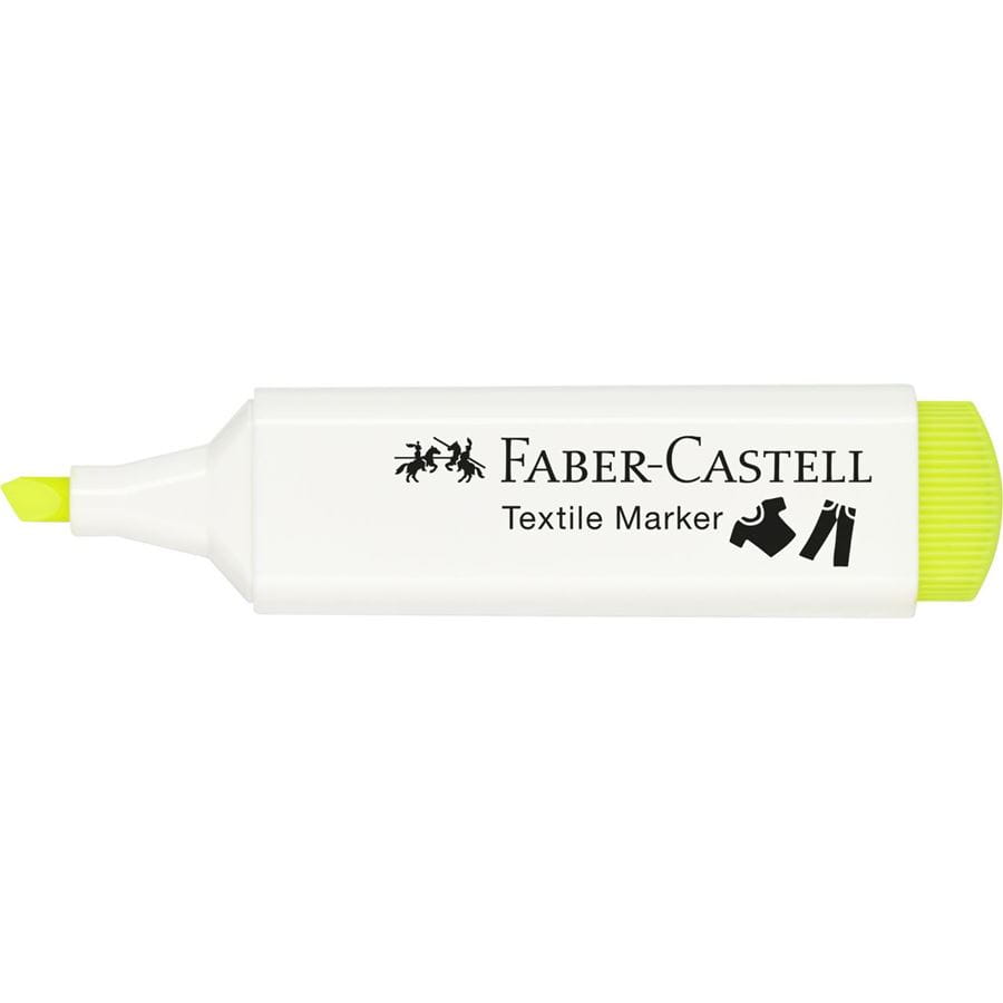 Faber-Castell - Popisovač textilní Neon, žlutá