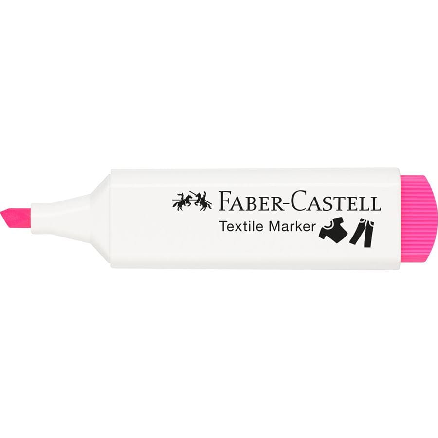 Faber-Castell - Popisovač textilní Neon, růžová