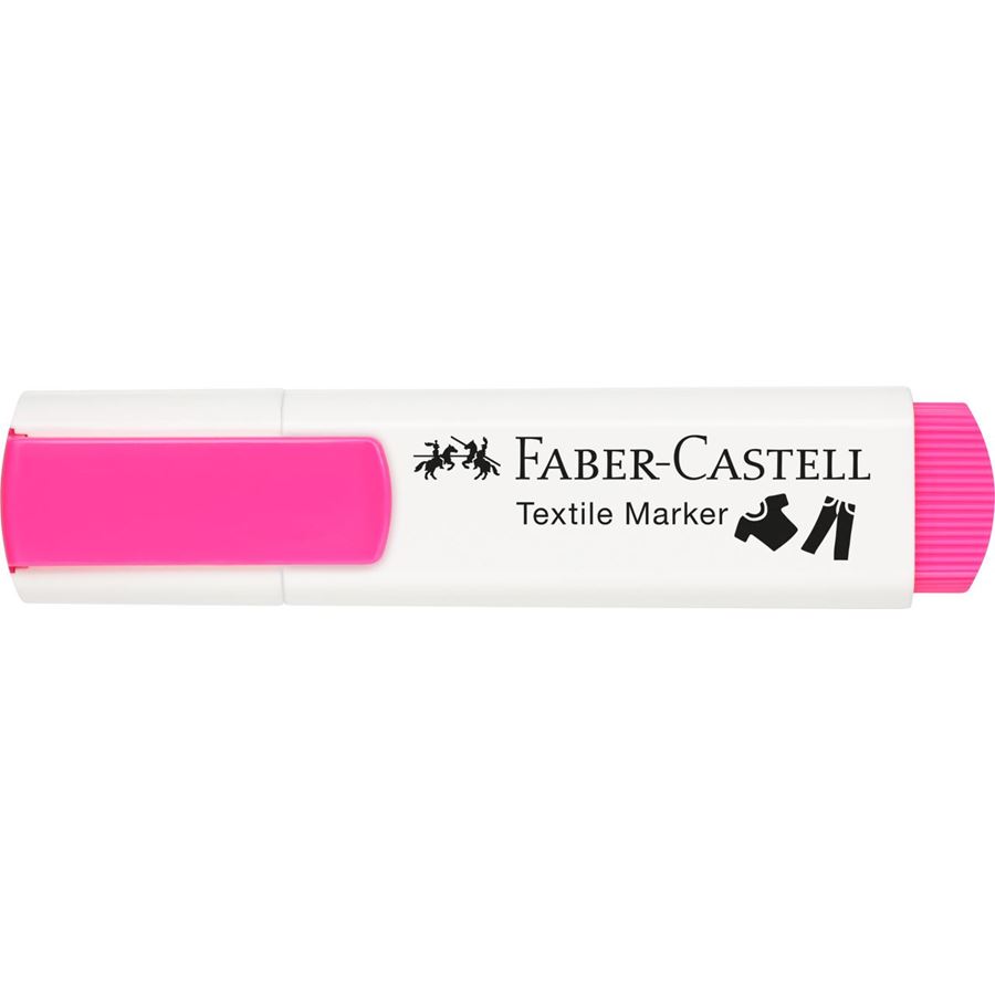 Faber-Castell - Popisovač textilní Neon, růžová
