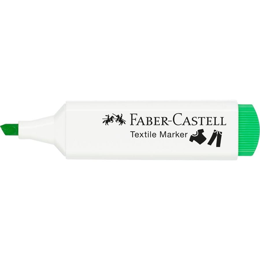 Faber-Castell - Popisovač textilní Neon, zelená