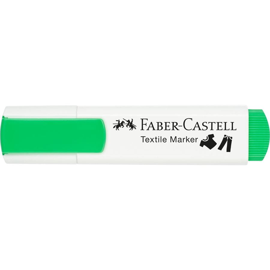Faber-Castell - Popisovač textilní Neon, zelená