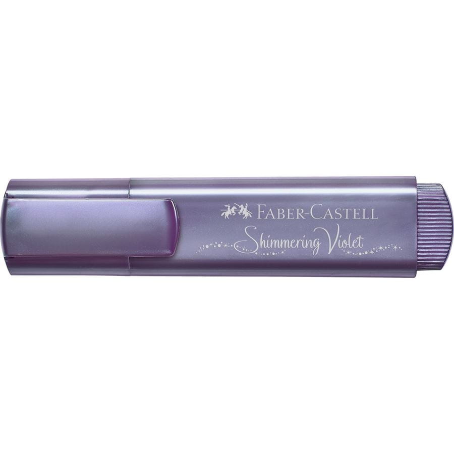 Faber-Castell - Zvýrazňovač Textliner 46 Metallic, metalická fialová