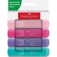 Faber-Castell - Highlighter TL 46 Pastel wallet of 4