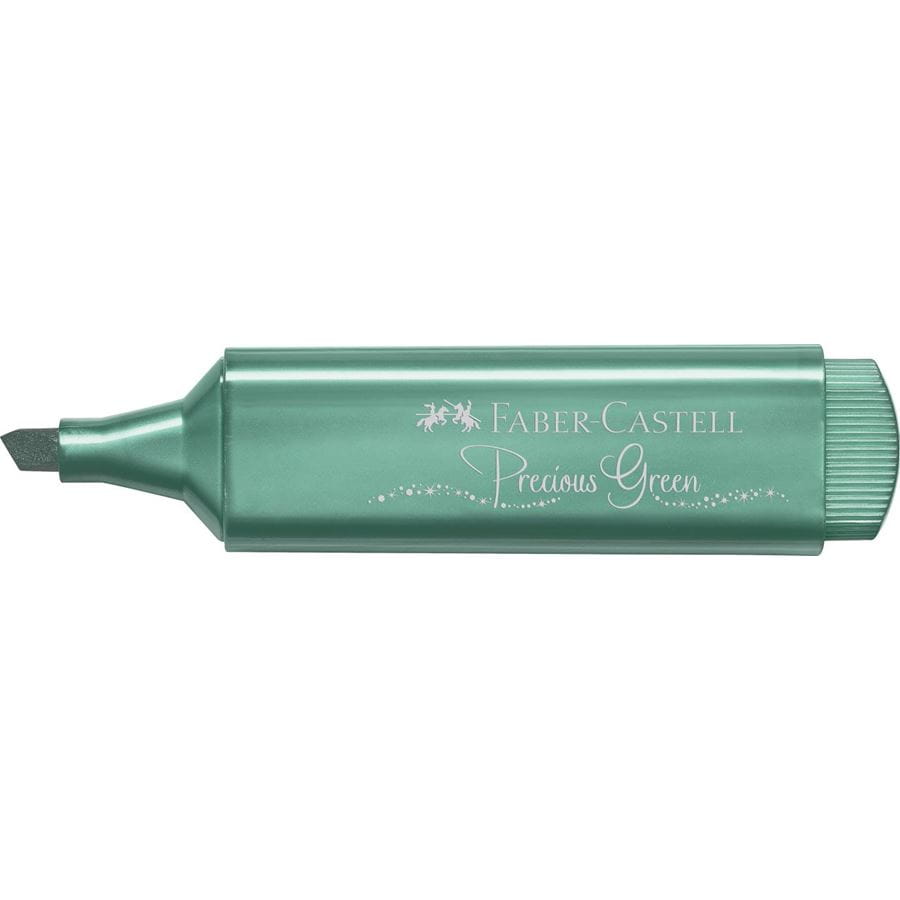 Faber-Castell - Zvýrazňovač Textliner 46 Metallic, metalická zelená