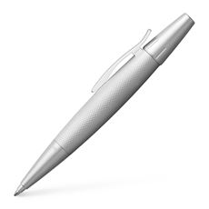 Faber-Castell - Kuličkové pero e-motion Pure Silver, stříbrná