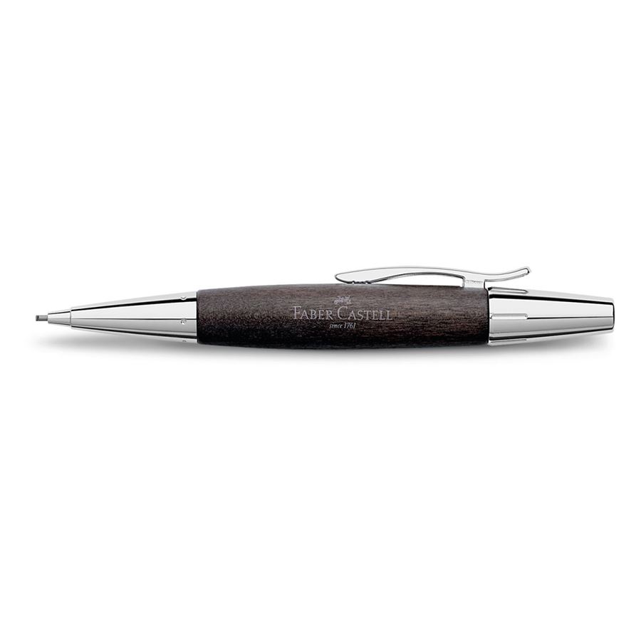 Faber-Castell - Mechanická tužka e-motion Wood, černá