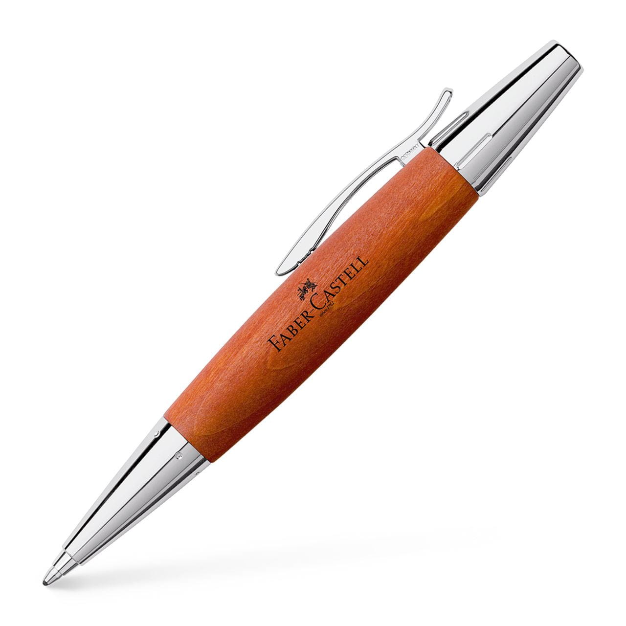Faber-Castell - Kuličkové pero e-motion Wood, hnědá