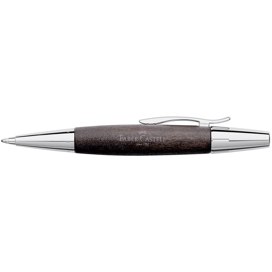 Faber-Castell - Kuličkové pero e-motion Wood, černá